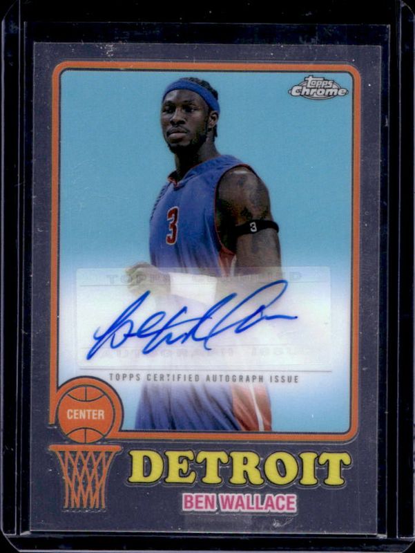 Ben Wallace 2024 Topps Chrome #73TA-BW 1973 Autographs RAW