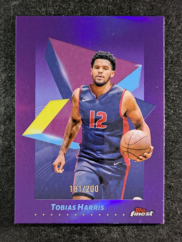 2024 Topps Finest #32 Base Common - Purple Refractor /200