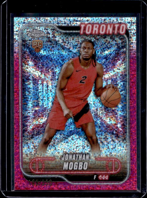Jonathan Mogbo 2024 Topps Chrome #194 Magenta Speckle Refractor /350 RAW