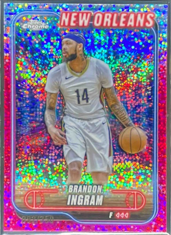 2024 Topps Chrome #154 Magenta Speckle Refractor /350