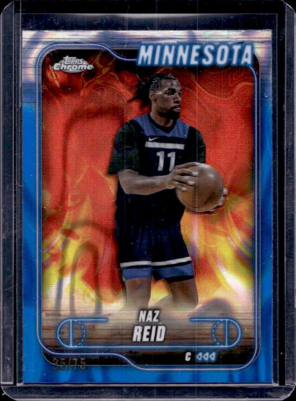 2024 Topps Chrome #43 Blue Lava Refractor /75