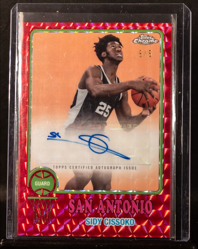 2024 Topps Chrome #73TA-SCI 1973 Autographs - Red Geometric Refractor /5