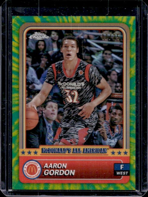 Aaron Gordon 2024 Topps Chrome McDonald's All-American #100 Tie-Dye Refractor /25 RAW