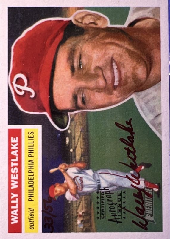 2005 Topps Heritage #RO-WW Real One Autographs - Red Ink /56
