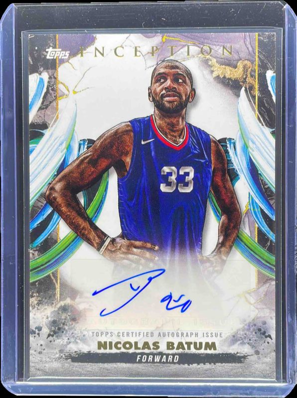 Nicolas Batum 2024 Topps Inception #AC-NB Autographs RAW