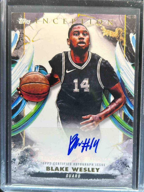 Blake Wesley 2024 Topps Inception #AC-BW Autographs RAW