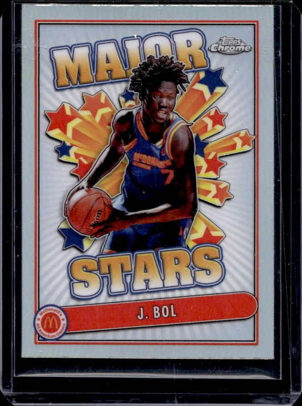 J Bol 2024 Topps Chrome McDonald's All-American #SES-JOB Major Stars - Refractor RAW