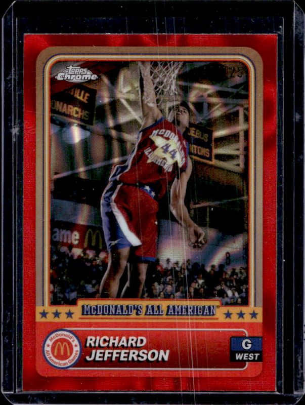 2024 Topps Chrome McDonald's All-American #36 Red RayWave Refractor