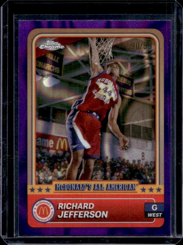 2024 Topps Chrome McDonald's All-American #36 Purple Lava Refractor /99