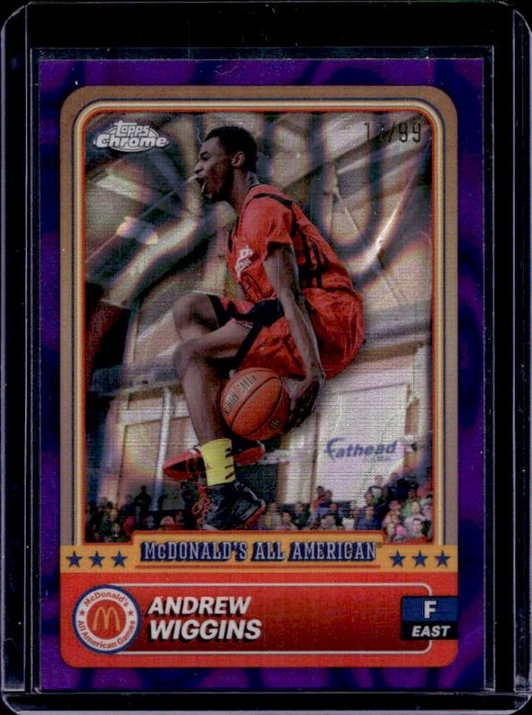 2024 Topps Chrome McDonald's All-American #86 Purple Lava Refractor /99