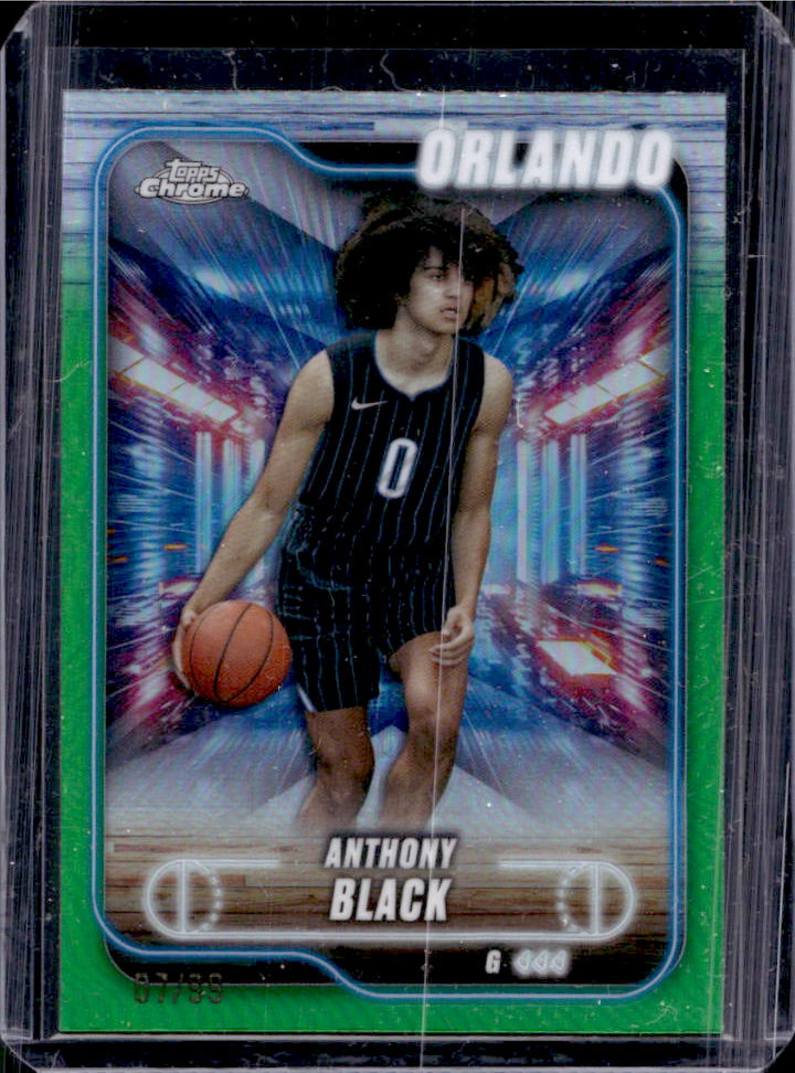Anthony Black 2024 Topps Chrome #48 Green Refractor /99 Price 