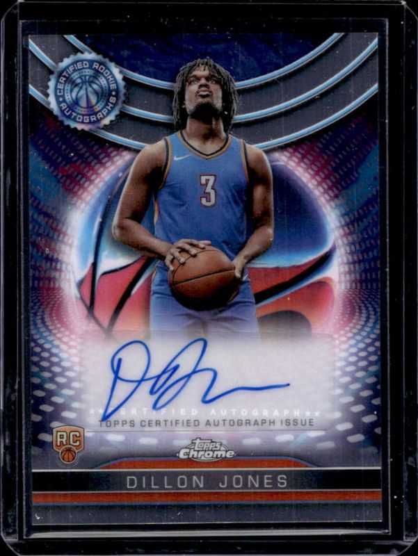 2024 Topps Chrome #TCRA-DJ Certified Autographs Issue Rookies