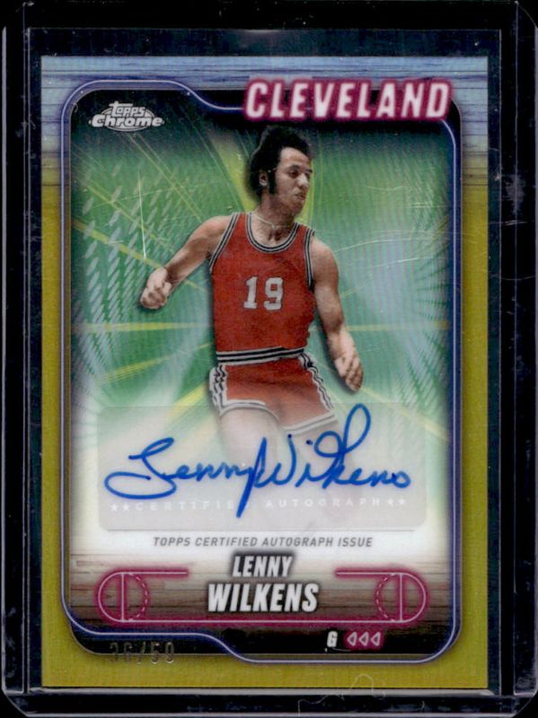 2024 Topps Chrome #TCA-LWI Chrome Autographs - Gold Refractor /50