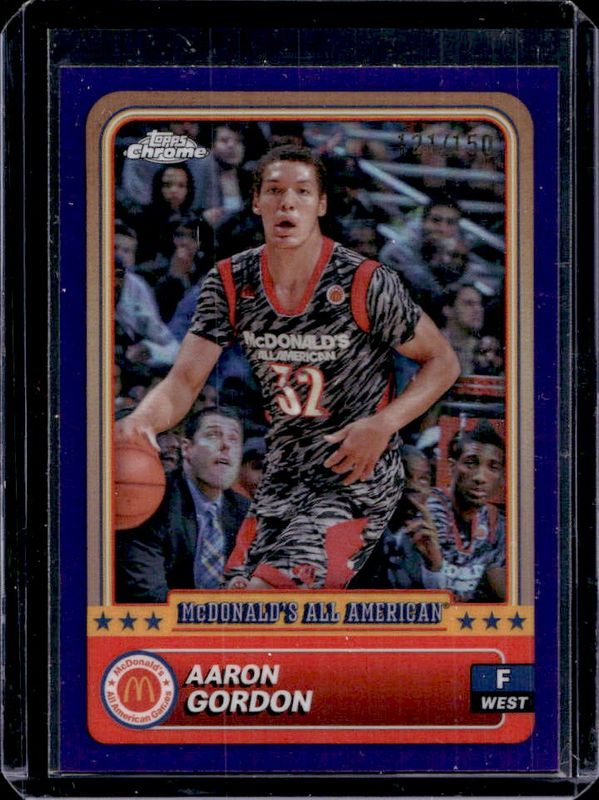 Aaron Gordon 2024 Topps Chrome McDonald's All-American #100 Purple Refractor /150 RAW