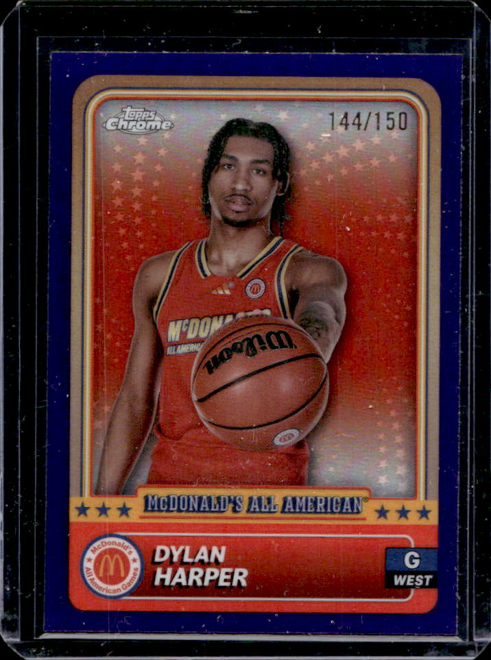 [超お宝品] レア　molten チアホーン　CH2 2連　新品※値下げ不可 Dylan Harper 2024 Topps Chrome McDonald's All-American #88 Purple