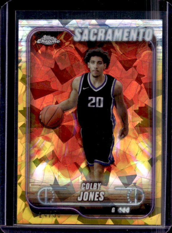 Colby Jones 2024 Topps Chrome Sapphire Edition #192 Gold /50 RAW