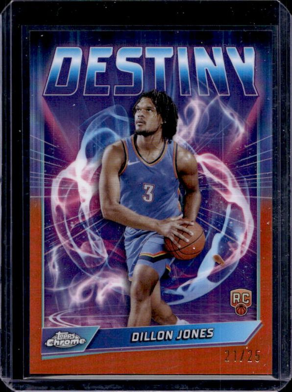 2024 Topps Chrome #D-18 Destiny - Orange Refractor /25
