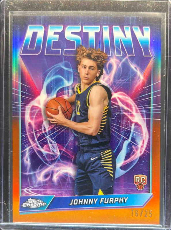 2024 Topps Chrome #D-25 Destiny - Orange Refractor /25