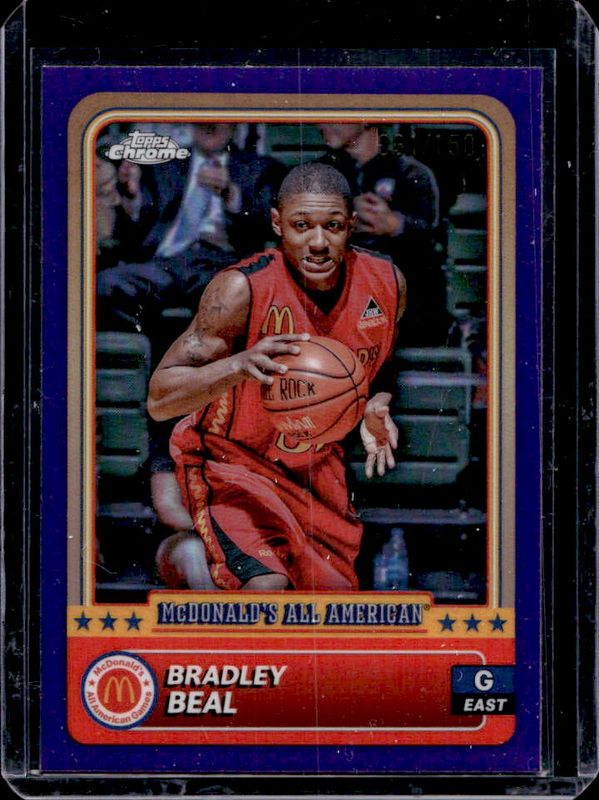 Bradley Beal 2024 Topps Chrome McDonald's All-American #97 Purple Refractor /150 RAW