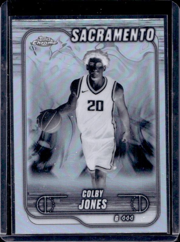 Colby Jones 2024 Topps Chrome #192 Negative Refractor RAW