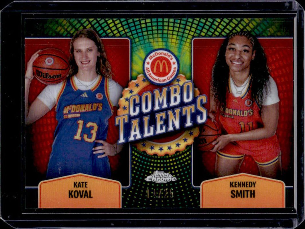 2024 Topps Chrome McDonald's All-American #COT-KAT Combo Talents - Tie-Dye Refractor /25