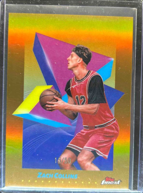 2024 Topps Finest #84 Base Common - Gold Refractor /50