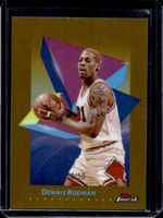 Dennis Rodman 2024 Topps Finest #15 Base Common - Gold Refractor