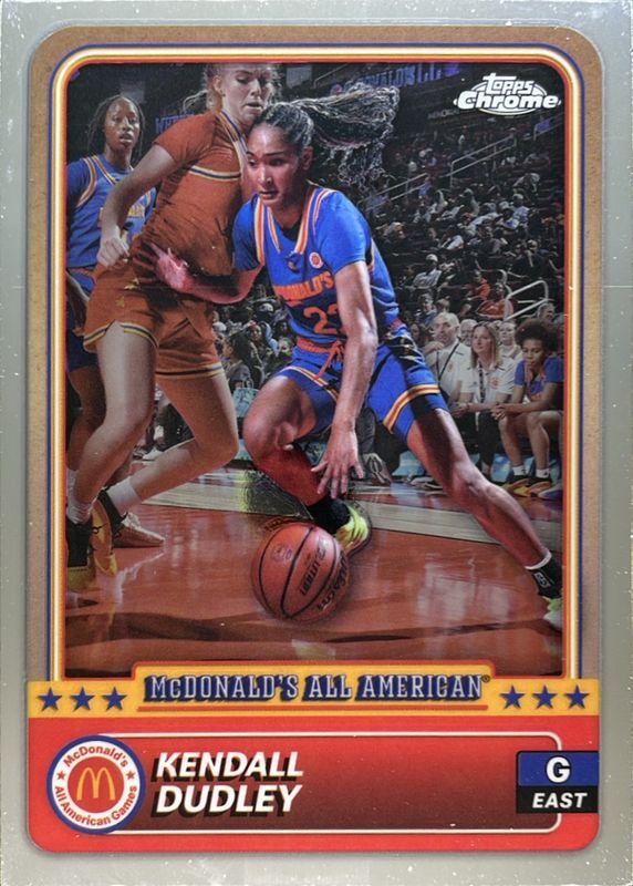 Kendall Dudley 2024 Topps Chrome McDonald's All-American #2 Base RAW