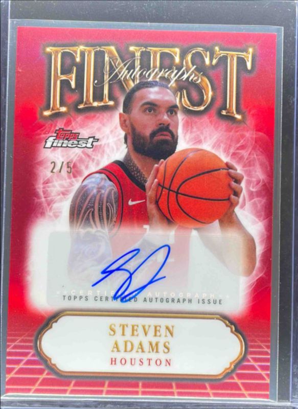 2024 Topps Finest #FA-SA Finest Autographs - Red Refractor /5
