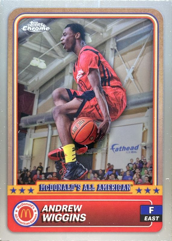 Andrew Wiggins 2024 Topps Chrome McDonald's All-American #86 Base RAW