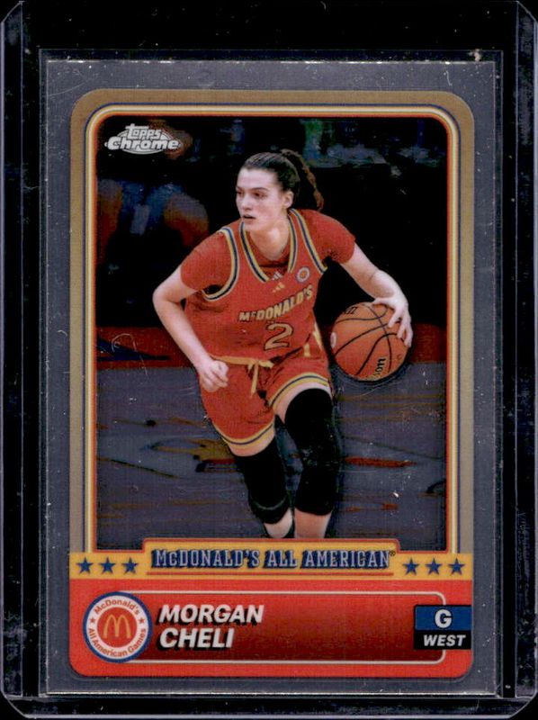 Morgan Cheli 2024 Topps Chrome McDonald's All-American #16 Base RAW