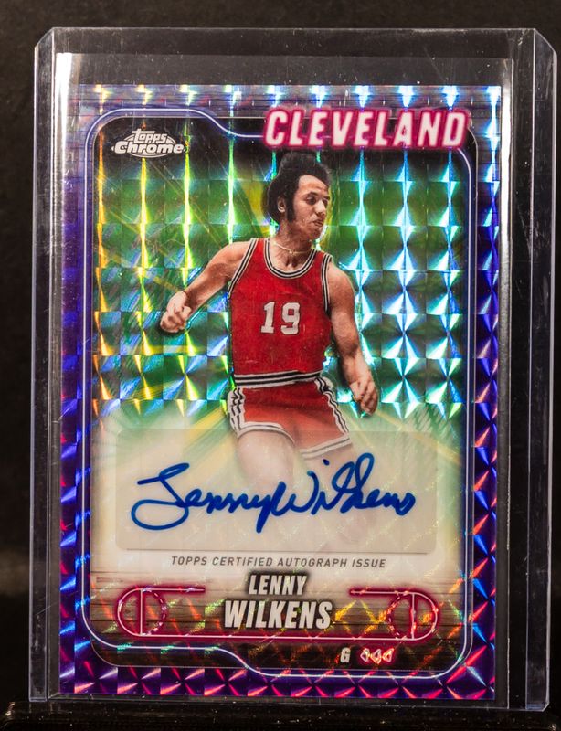 2024 Topps Chrome #TCA-LWI Chrome Autographs - Purple Geometric Refractor