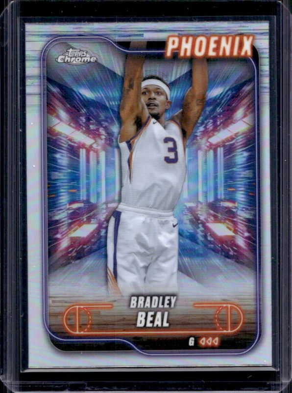Bradley Beal 2024 Topps Chrome #170 Refractor RAW