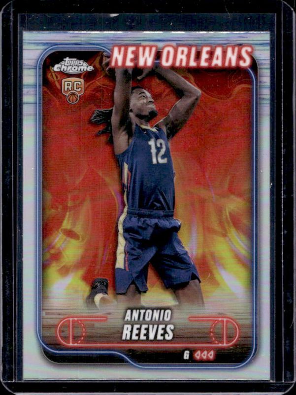 Antonio Reeves 2024 Topps Chrome #131 Refractor RAW