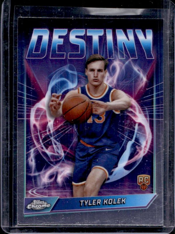 Tyler Kolek 2024 Topps Chrome #D-23 Destiny Rookie RAW