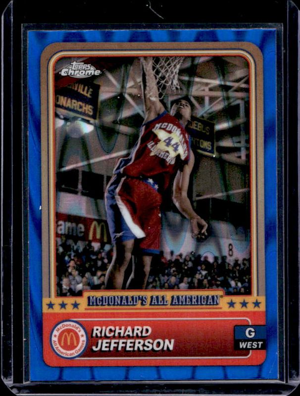 2024 Topps Chrome McDonald's All-American #36 Blue RayWave Refractor