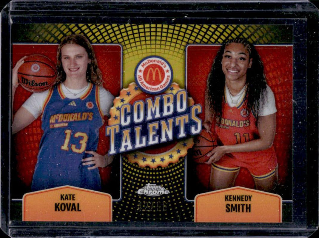 2024 Topps Chrome McDonald's All-American #COT-KAT Combo Talents - Gold RayWave Refractor