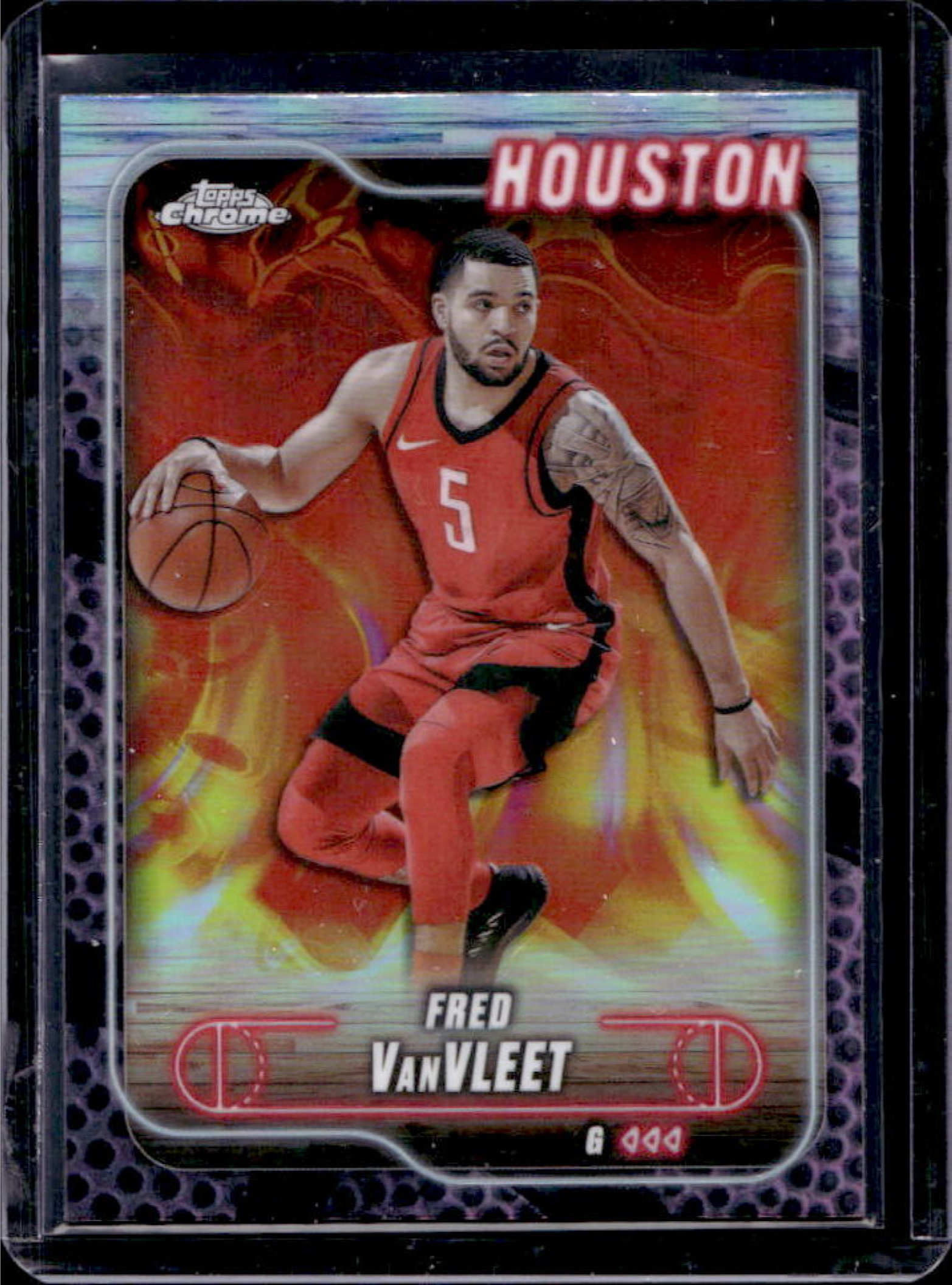 Fred VanVleet 2024 Topps Chrome #137 Pink Basketball