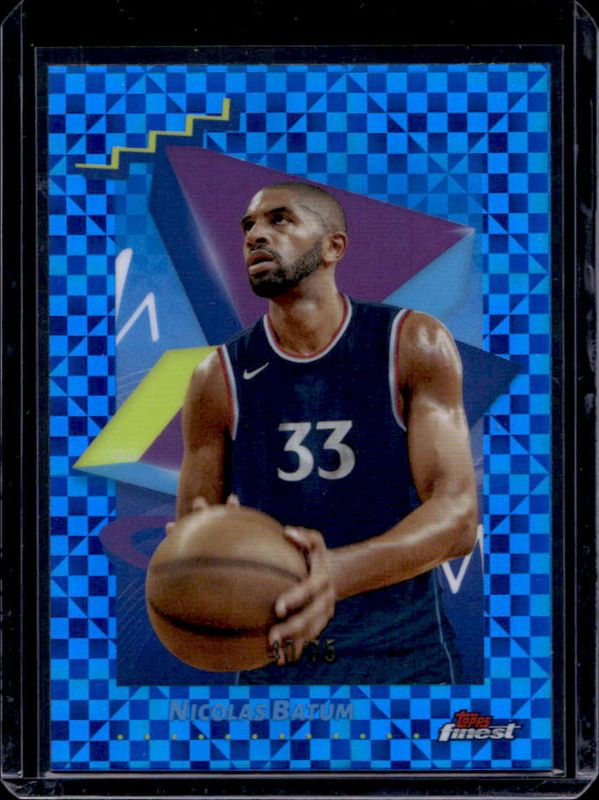 2024 Topps Finest #135 Base Uncommon - Blue X-Fractor /75
