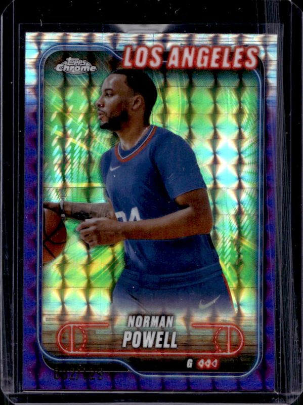 2024 Topps Chrome #176 Purple Geometric Refractor /129