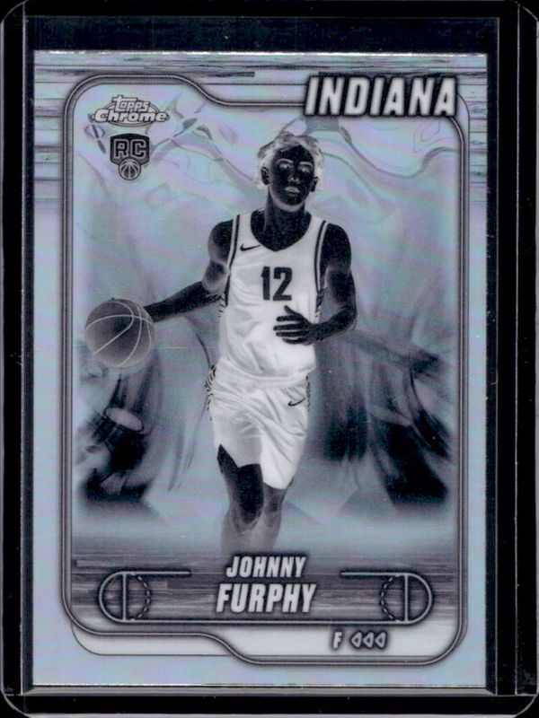 Johnny Furphy 2024 Topps Chrome #139 Negative Refractor Rookie RAW