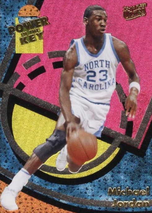 Michael Jordan 2013 Fleer Retro #13 '93 Ultra Power in the Key