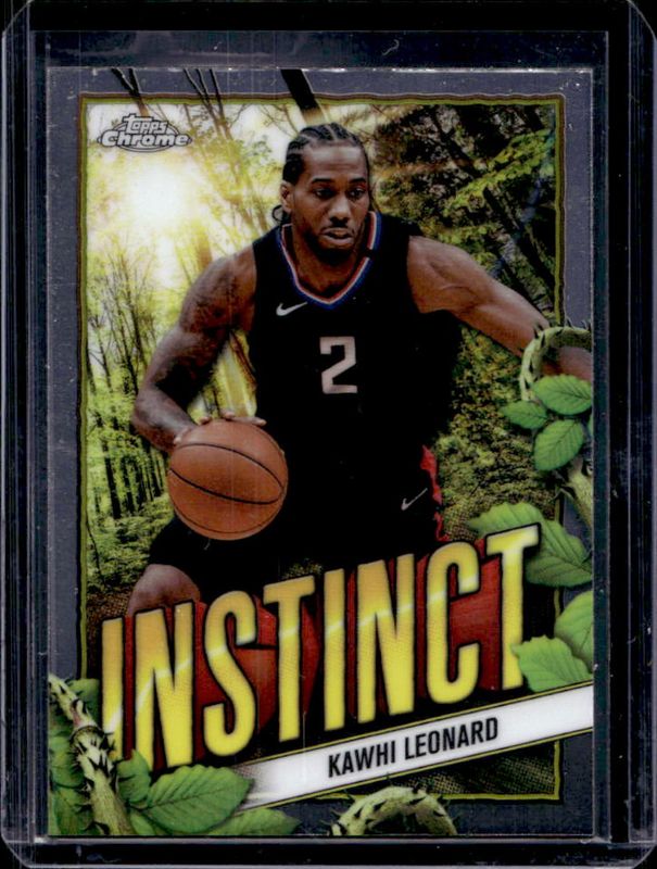 Kawhi Leonard 2024 Topps Chrome #INS-3 Instinct RAW
