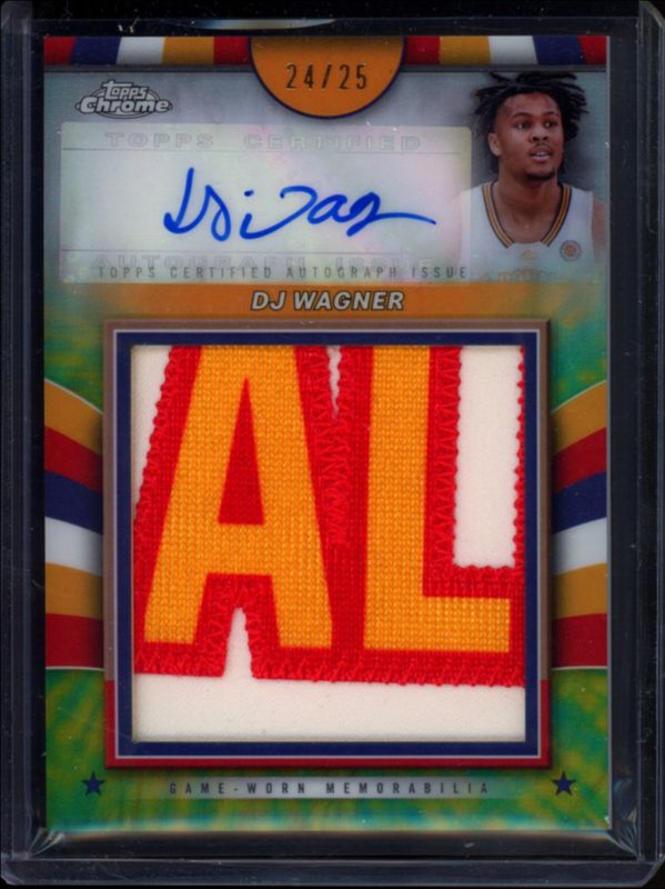 2024 Topps Chrome McDonald's All-American #GPA-DW Golden Patch Autographs - Tie-Dye /25