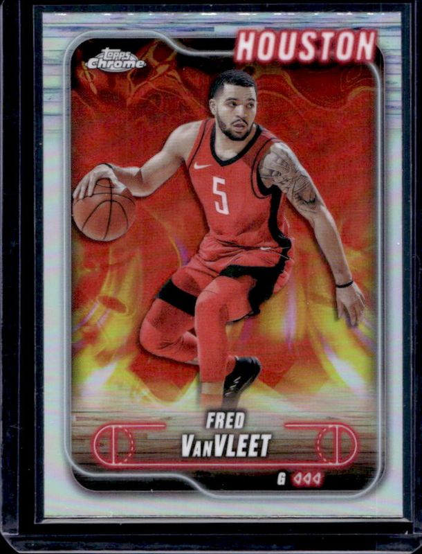 Fred VanVleet 2024 Topps Chrome #137 Refractor RAW