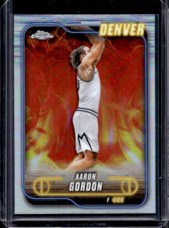 Aaron Gordon 2024 Topps Chrome #62 Refractor RAW