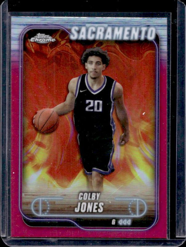 Colby Jones 2024 Topps Chrome #192 Magenta Refractor RAW
