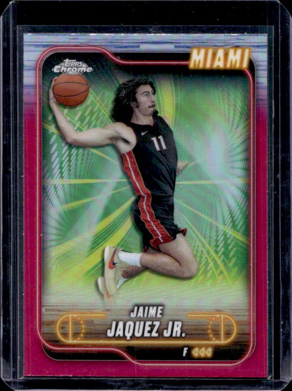 Jaime Jaquez Jr. 2024 Topps Chrome #36 Magenta Refractor RAW