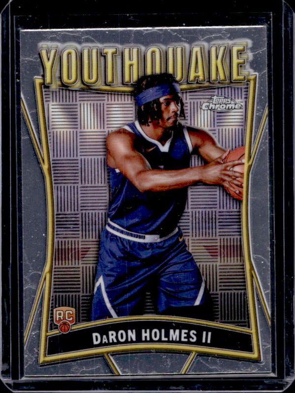DaRon Holmes II 2024 Topps Chrome #YQ-15 Youthquake Rookie RAW