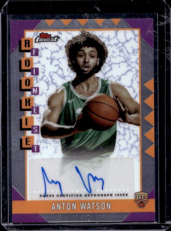 2024 Topps Finest #RFA-AW Rookie Finest Autographs